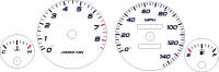 94-02 Acura Integra 140mph Gauge Face